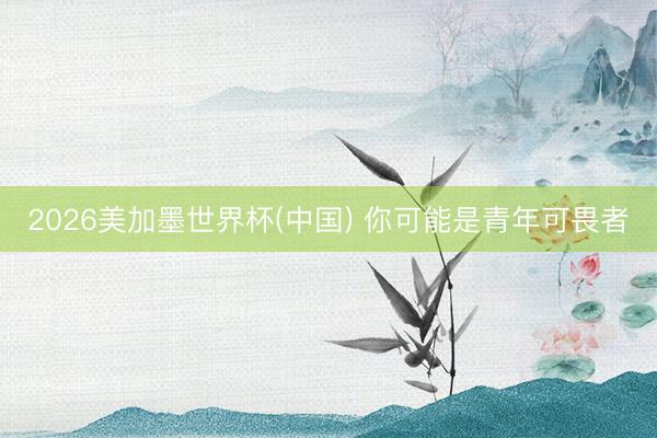 2026美加墨世界杯(中国) 你可能是青年可畏者
