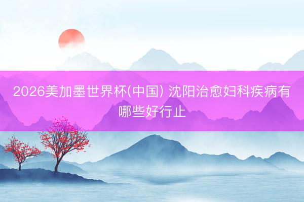 2026美加墨世界杯(中国) 沈阳治愈妇科疾病有哪些好行止